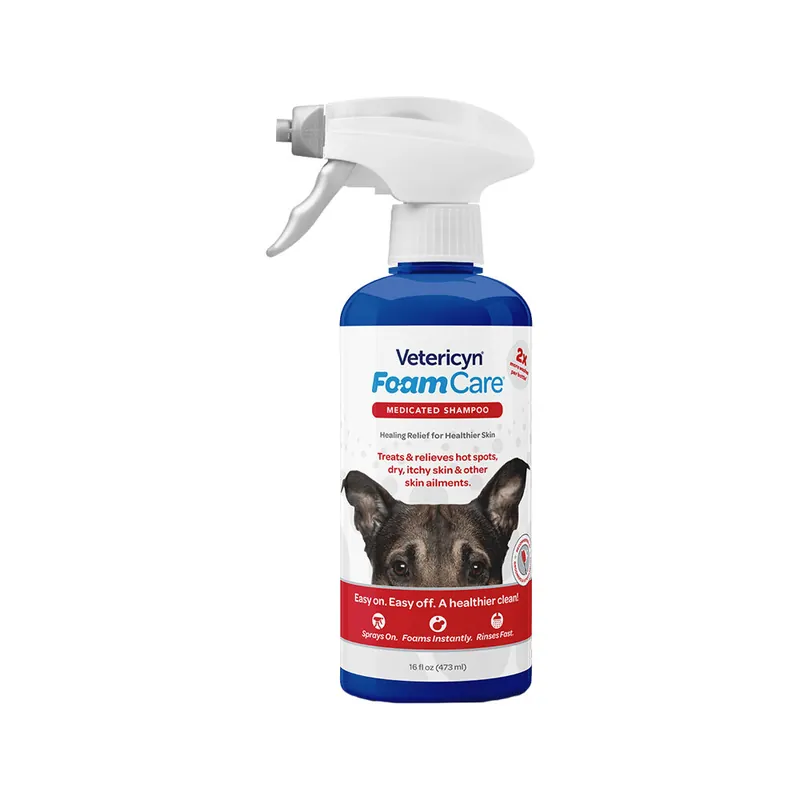 Beperkte Voorraad Vetericyn FoamCare Medicated Shampoo