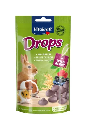 Beperkt Aanbod Vitakraft Drops Konijn & Knaagdier - Bosbessen