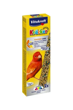 Aanbieding Vitakraft Kanarie Kräcker Feather Care