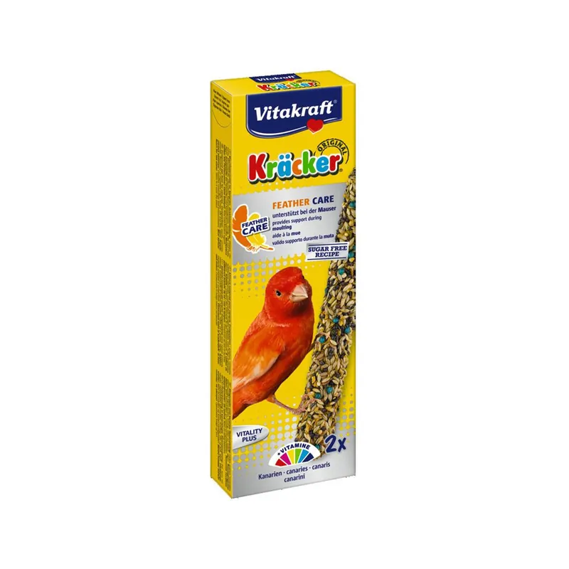 Aanbieding Vitakraft Kanarie Kräcker Feather Care
