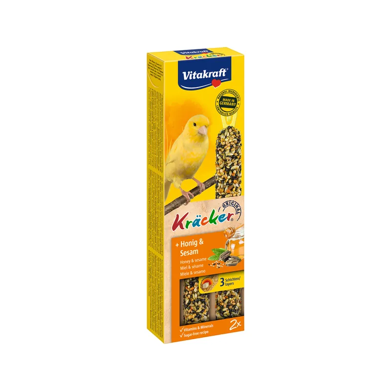 Bestseller Vitakraft Kräcker Original Kanarie - Honing & Sesam