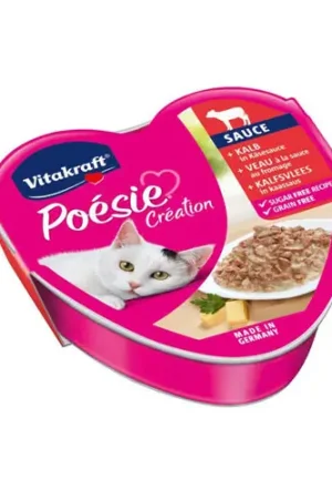 Exclusieve Aanbieding Vitakraft Poésie Création Kalfsvlees in Kaassaus