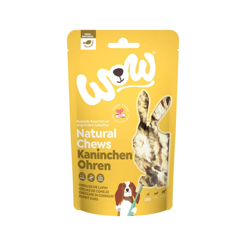 Premium WOW! Natural Chews Konijnenoren