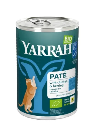 Exclusieve Aanbieding Yarrah - Natvoer Kat Blik Paté met Kip en vis Bio