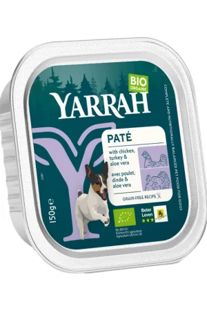 Lage Kosten Yarrah - Paté Hond Kuipje met Kip en Kalkoen Bio