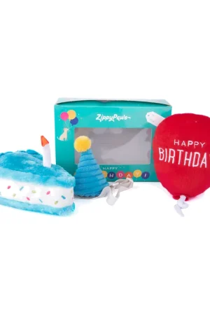 ZippyPaws Pup Birthday Box Blue Dagaanbieding