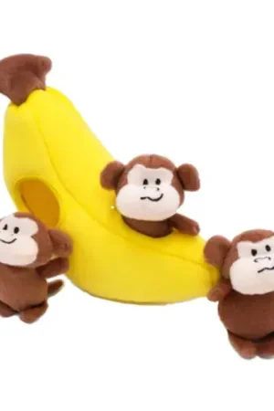ZippyPaws Zippy Burrow Monkey ‘n Banana Laatste Kans