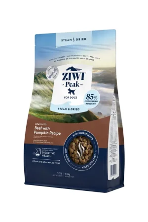 Ziwi Peak Steam & Dried hondenvoeding - Rund Speciale Aanbieding