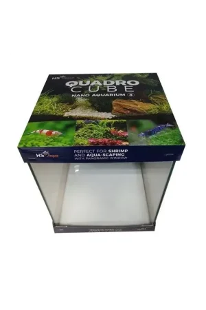 Direct Beschikbaar HS Aqua Aquarium Volglas Quadro Cube No 3 30x30x35cm