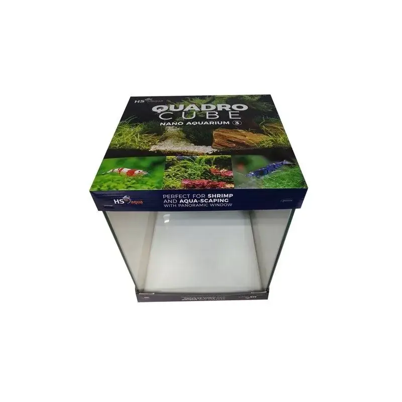 Direct Beschikbaar HS Aqua Aquarium Volglas Quadro Cube No 3 30x30x35cm