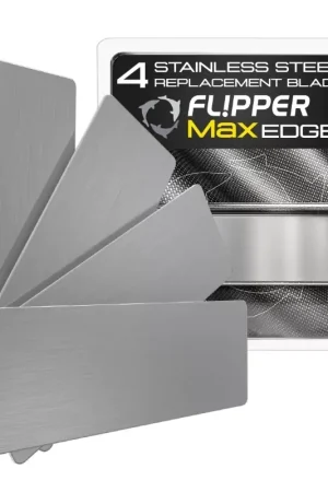 Hete Deal Flipper Edge Max Stainless Steel Blades