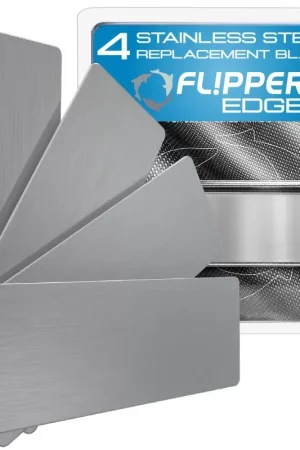 Flitsaanbieding Flipper edge Standard replacement Stainless Steel Blades.