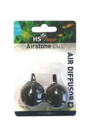 HS Aqua luchtsteen bal 30mm zwart 2 st blister Beperkt Aanbod