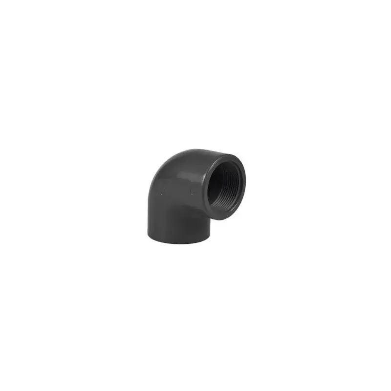 PVC Knie 32mm x 1" Binnendraad 90gr Direct Beschikbaar