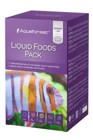 Direct Beschikbaar Aquaforest Liquid Foods Pack 4x250 ml