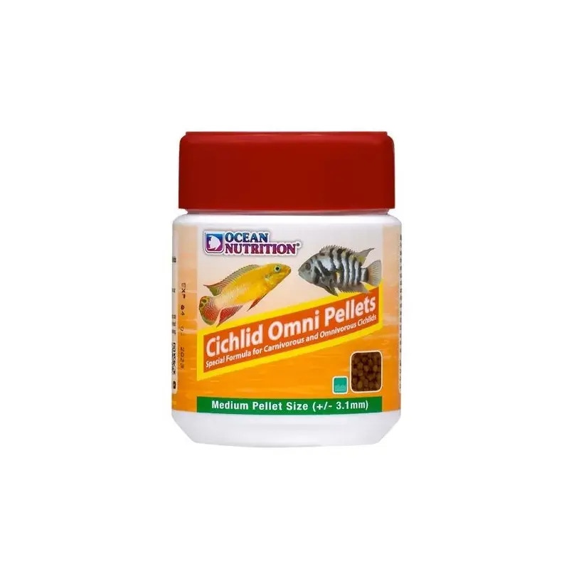 Fabrieksprijs Ocean nutrition cichlid omni pellets medium 200g