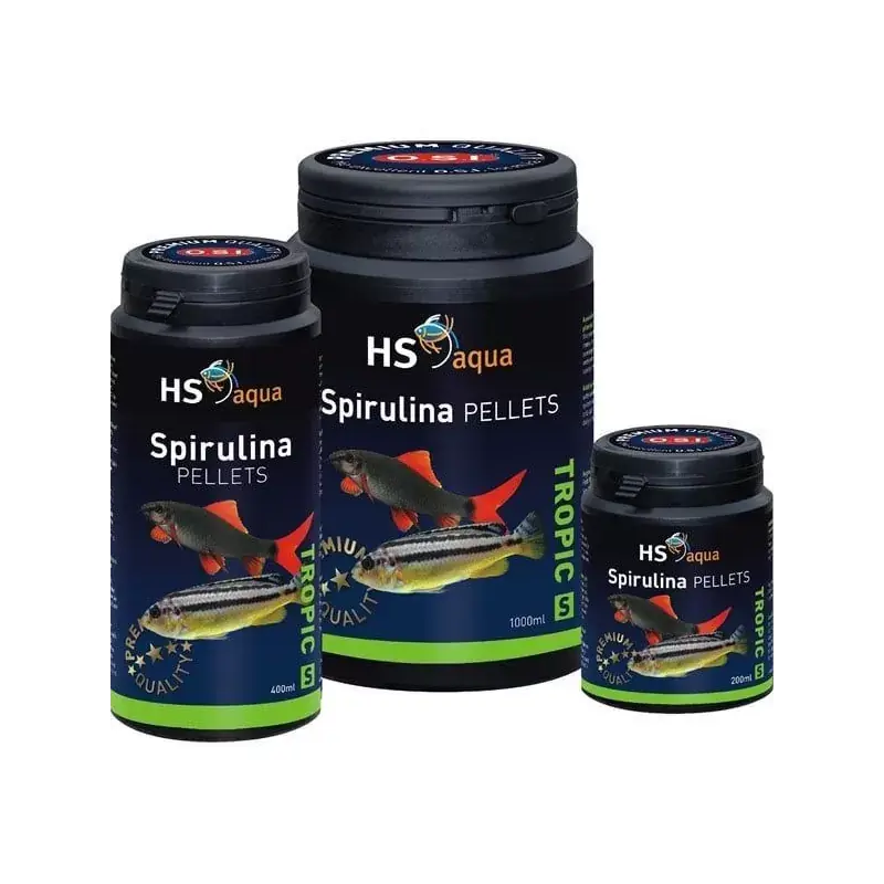 HS Aqua Spirulina Pellets S - 400ml Op = Op