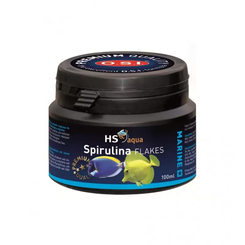 Lage Kosten HS Aqua marine spirulina flakes 100ml