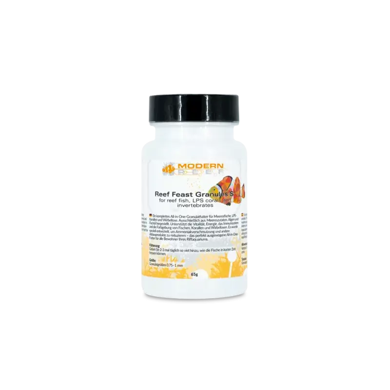 Gratis Retour Modern reef Reef Feast Granules S 65g