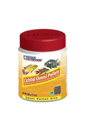 Ocean nutrition cichlid omni pellets small 200g Koop Vandaag