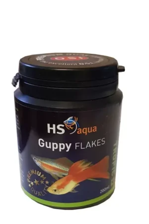 HS Aqua - Guppy Flakes - 200 ml Rechtstreeks Van De Fabrikant