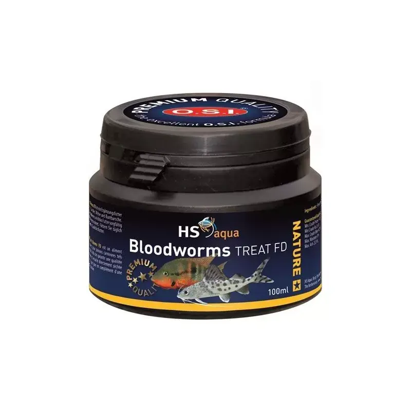 Nieuw HS aqua Nature Treat Blood Worms FD 100 ML