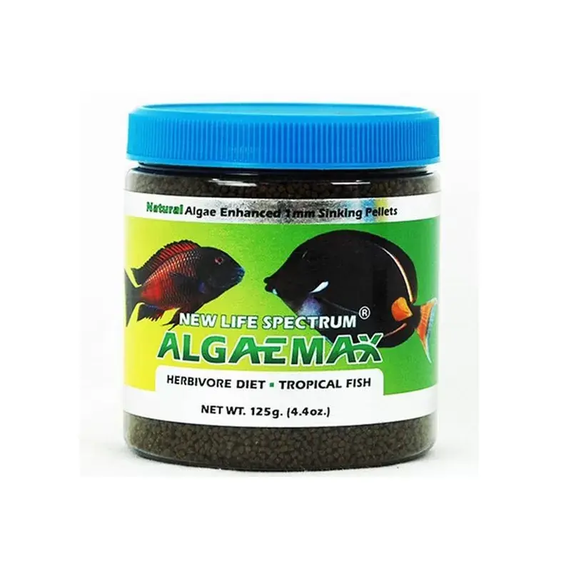 Rechtstreeks Van De Fabrikant NLS Spectrum AlgaeMAX 1mm Herbivore Diet 125G