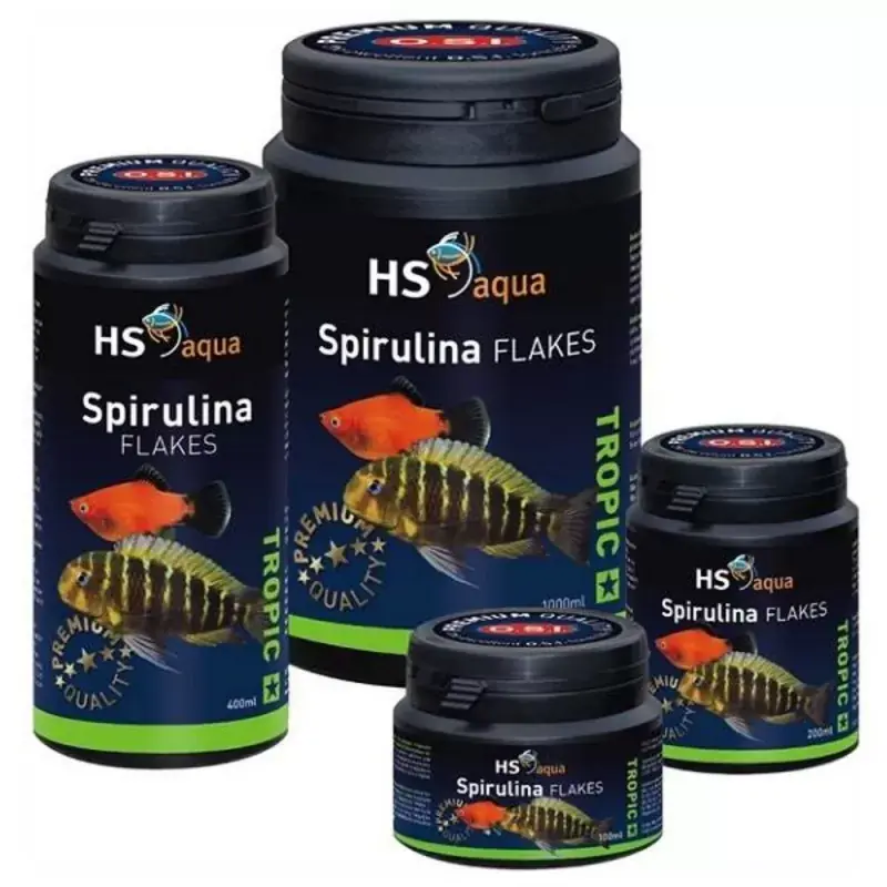 HS Aqua - Spirulina Flakes 100ml Finale Uitverkoop
