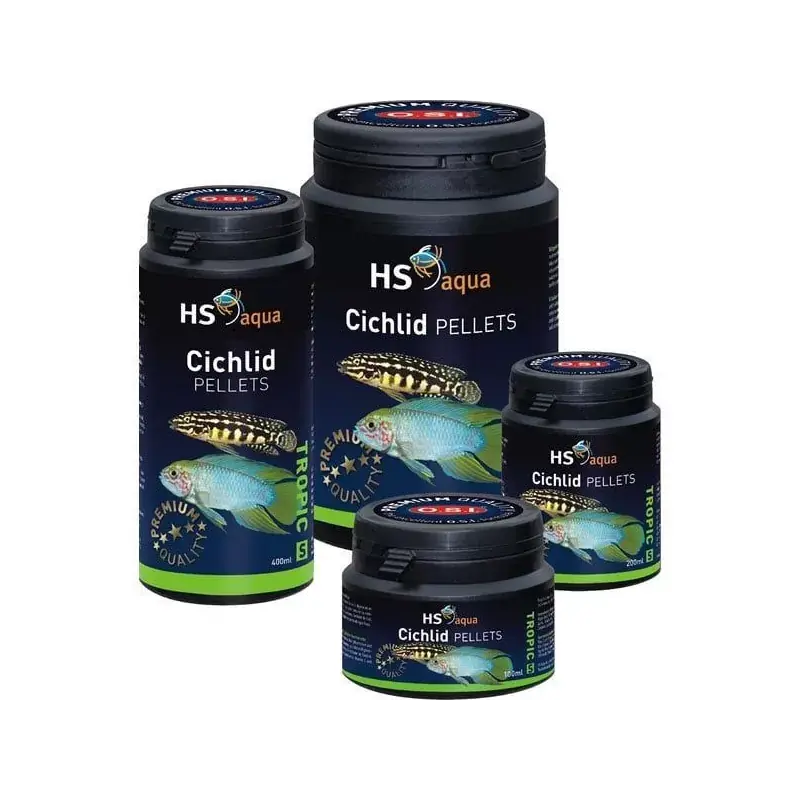 Meest Verkocht Hs Aqua Cichlid Pellets S 100 ML