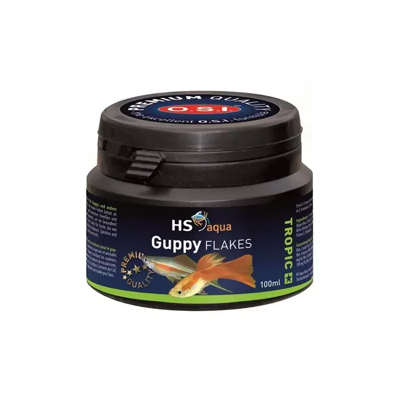 Bestseller HS Aqua - Guppy Flakes - 100 ml