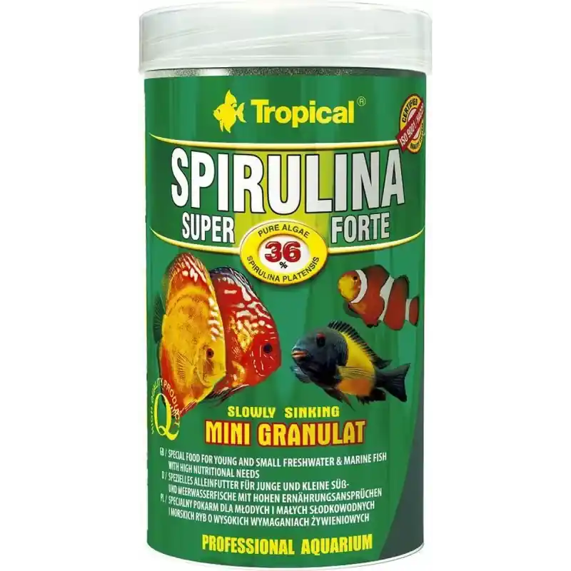 Tropical Spirulina super forte granulaat 36% 250ml Dagaanbieding