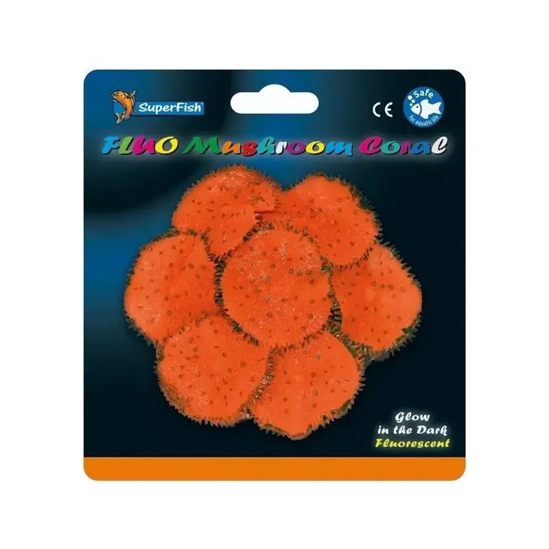 Superfish fluo air coral mushroom oranje Hete Deal