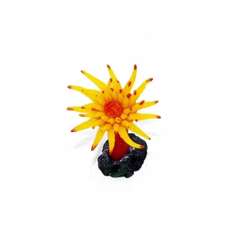 Kunstkoraal Mini Anemone Geel Laatste Kans