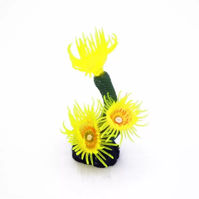 Uitverkoop Kunstkoraal feather duster geel