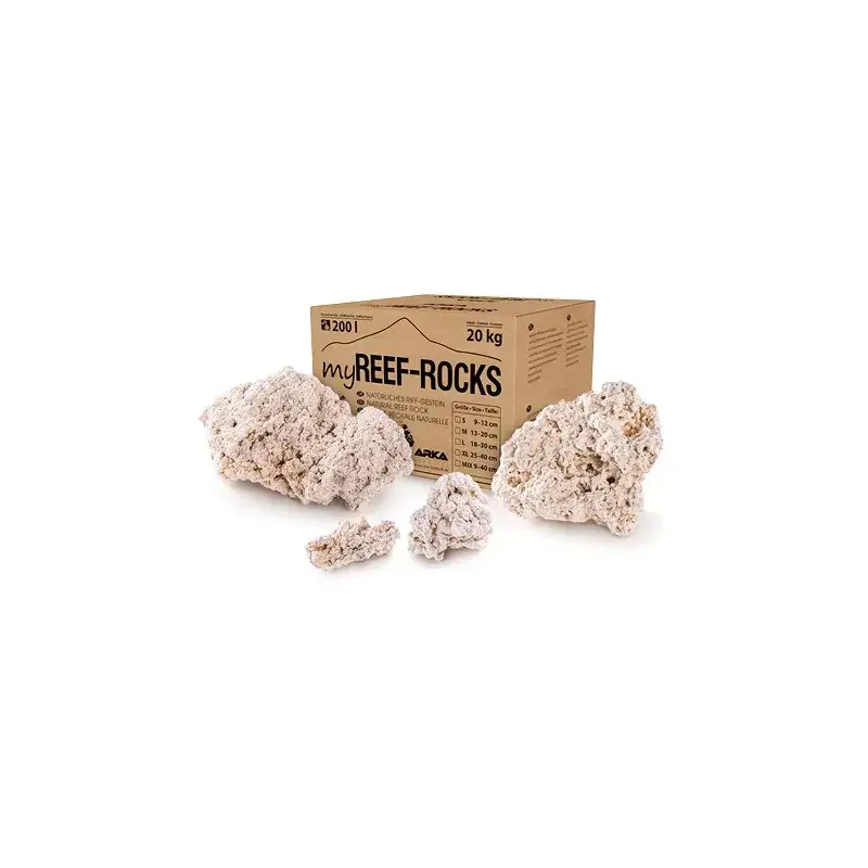 MyReef-Rocks natural aragonite rocks Mixed-Box (all 4 size) Goedkoop