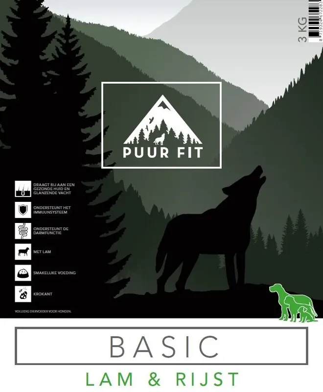 Snelle Levering Puur Fit Basic Lam & Rijst 12 kilo