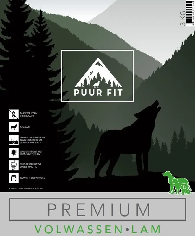 Voordeelprijs Puur Fit Premium Alle Rassen Lam 1 kilo