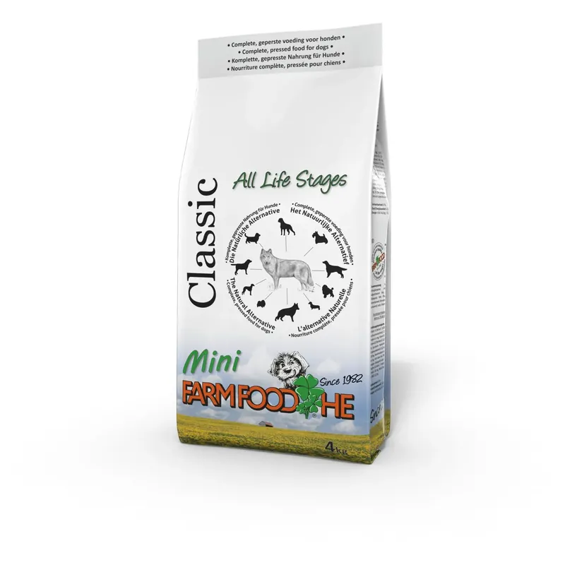 Beste Prijs Farm Food HE classic puppy/mini 4 kg