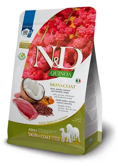 Speciale Aanbieding N&D Quinoa Skin & Coat Adult Duck 7 kg