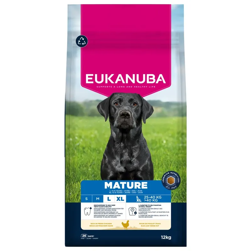 Alleen Vandaag Eukanuba Mature Large Chicken 12 kg