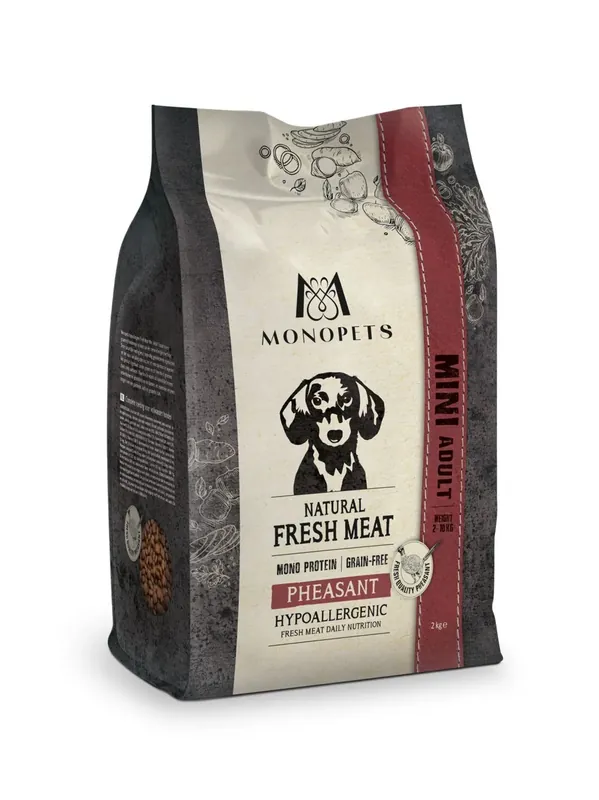 Actieprijs Monopets Fresh Meat Adult Mini Pheasant 6 kg
