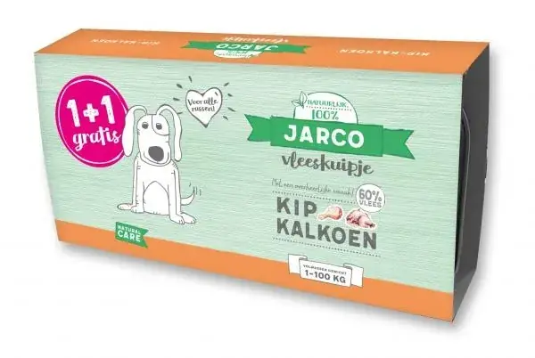 Beste Prijs Jarco dog alu kip-kalk (2-pack) 150 gram