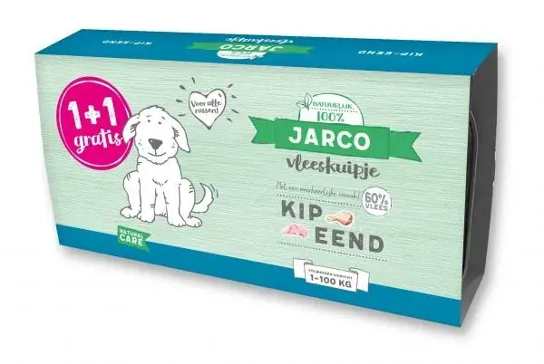 Alleen Vandaag Jarco dog alu kip-eend (2-pack) 150 gram