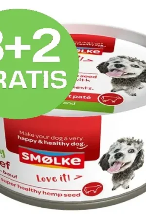 Smolke Soft Paté Hond Rund 125 gram Express Levering