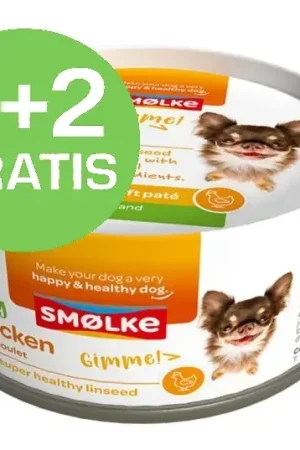 Smolke Soft Paté Hond Kip 125 gram Shop Nu