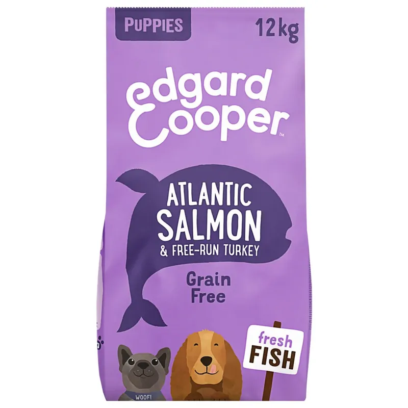 Shop Nu Edgard & Cooper Puppy Fresh Atlantic Salmon & Free-Run Turkey 12 kg