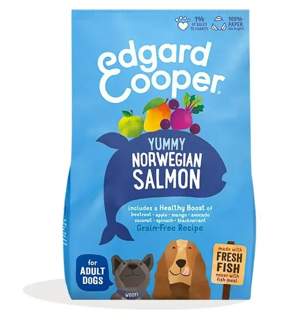 Uitverkoop Edgard & Cooper Adult Fresh Norwegian Salmon 700 gr