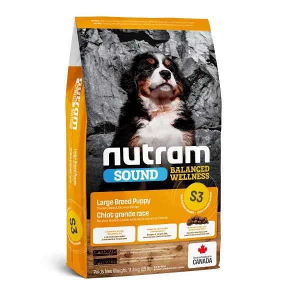 Alleen Vandaag Nutram Puppy Large S3 11,4 kg