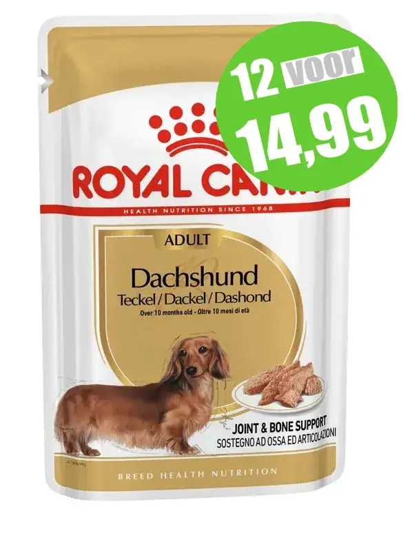 Beperkt Aanbod Royal Canin Dachshund Adult Wet 85 gr