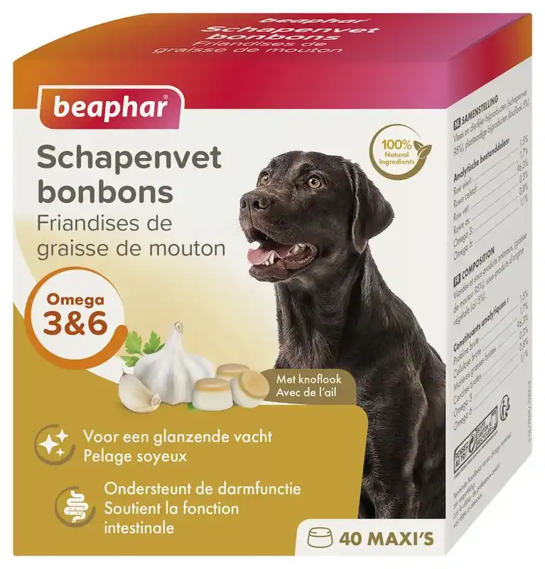 Voordeelprijs Beaphar Schapenvet Bonbons Knoflook 245 Gram
